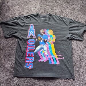 Warren Moon Men Football Vintage T-shirt